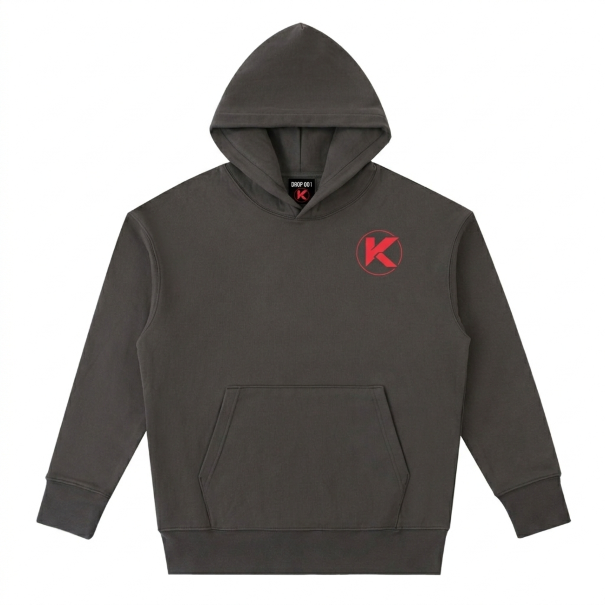 BACKBENCHER Drop 001: Heavyweight 530gsm Dark Grey Hoodie