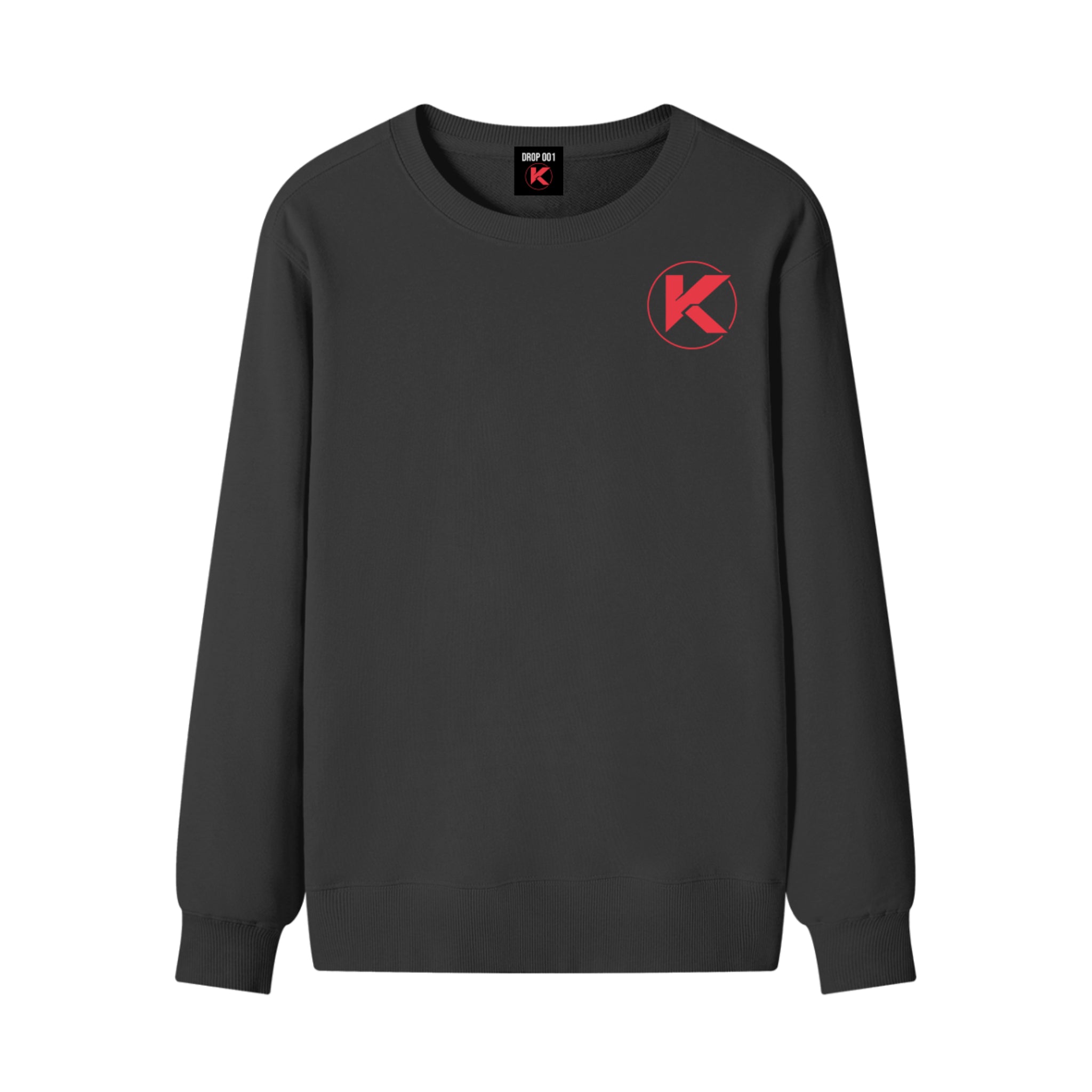 BACKBENCHER Drop 001 Heavyweight Crewneck – 300gsm Black